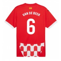 Maglie da calcio Girona Donny van de Beek #6 Prima Maglia 2024-25 Manica Corta